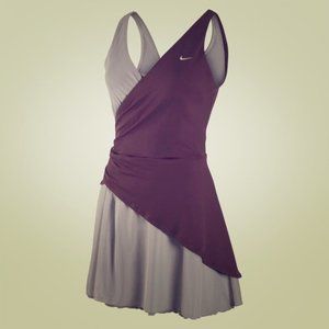 Maria Sharapova 2010 French Open Purple & Grey Nike Tennis Dress (Small)